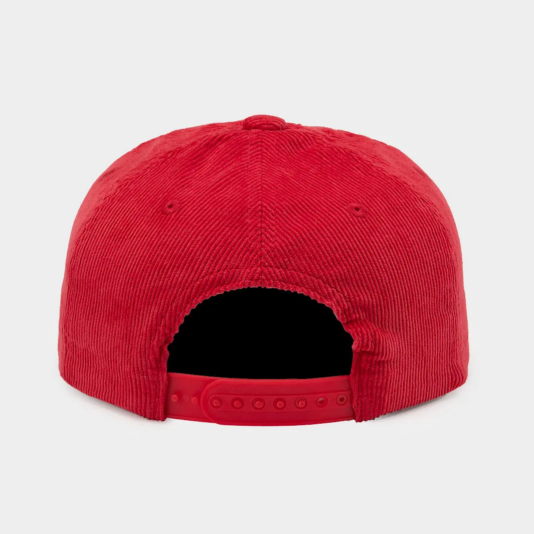 Retro-Inspired Utah Script Corduroy Hat