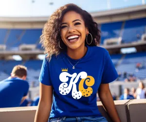 Retro KC Stars Blue Graphic Tee