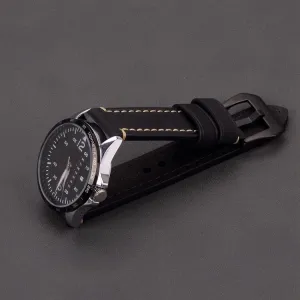 Retro Leather Straps Compatible with the Fossil Hybrid Range