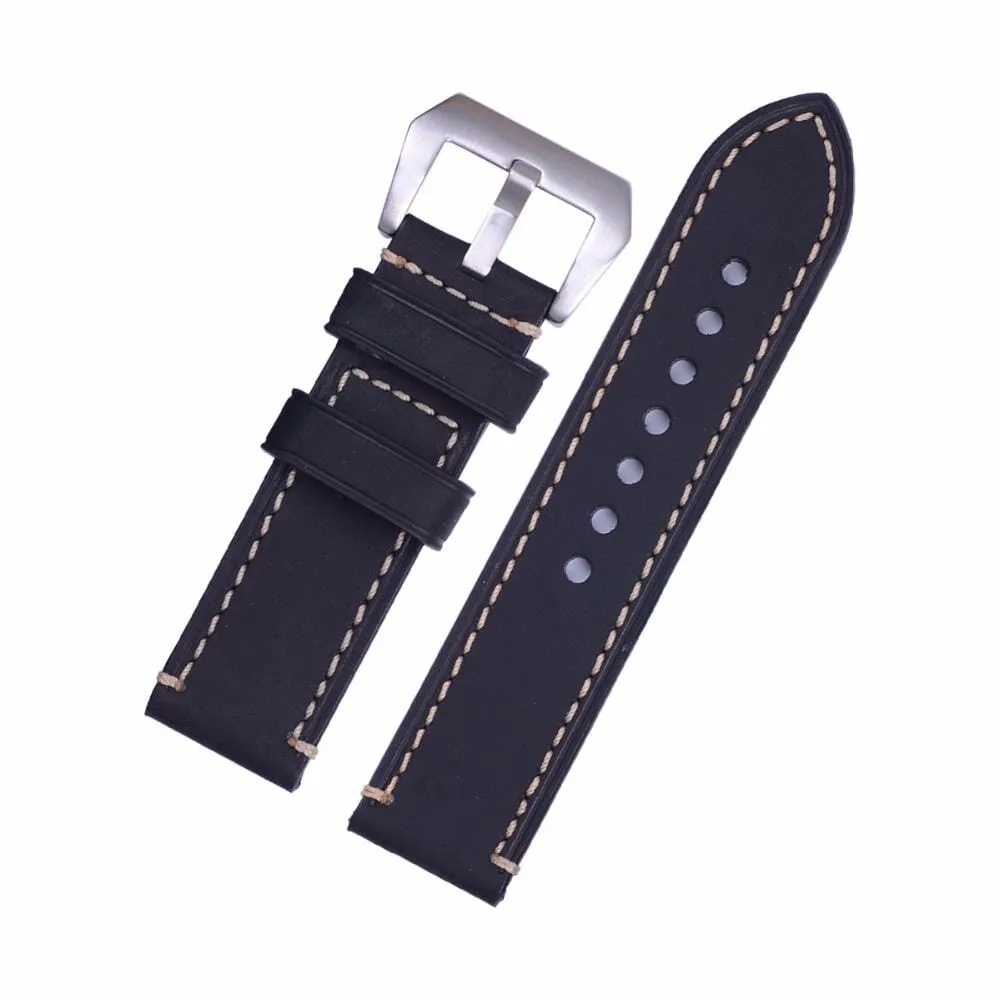 Retro Leather Straps Compatible with the Garmin Vivomove HR & HR Sports