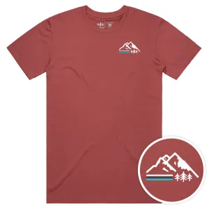 Retro Mountain Staple Cotton Tee