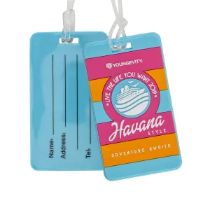 Retro PVC Luggage Tag