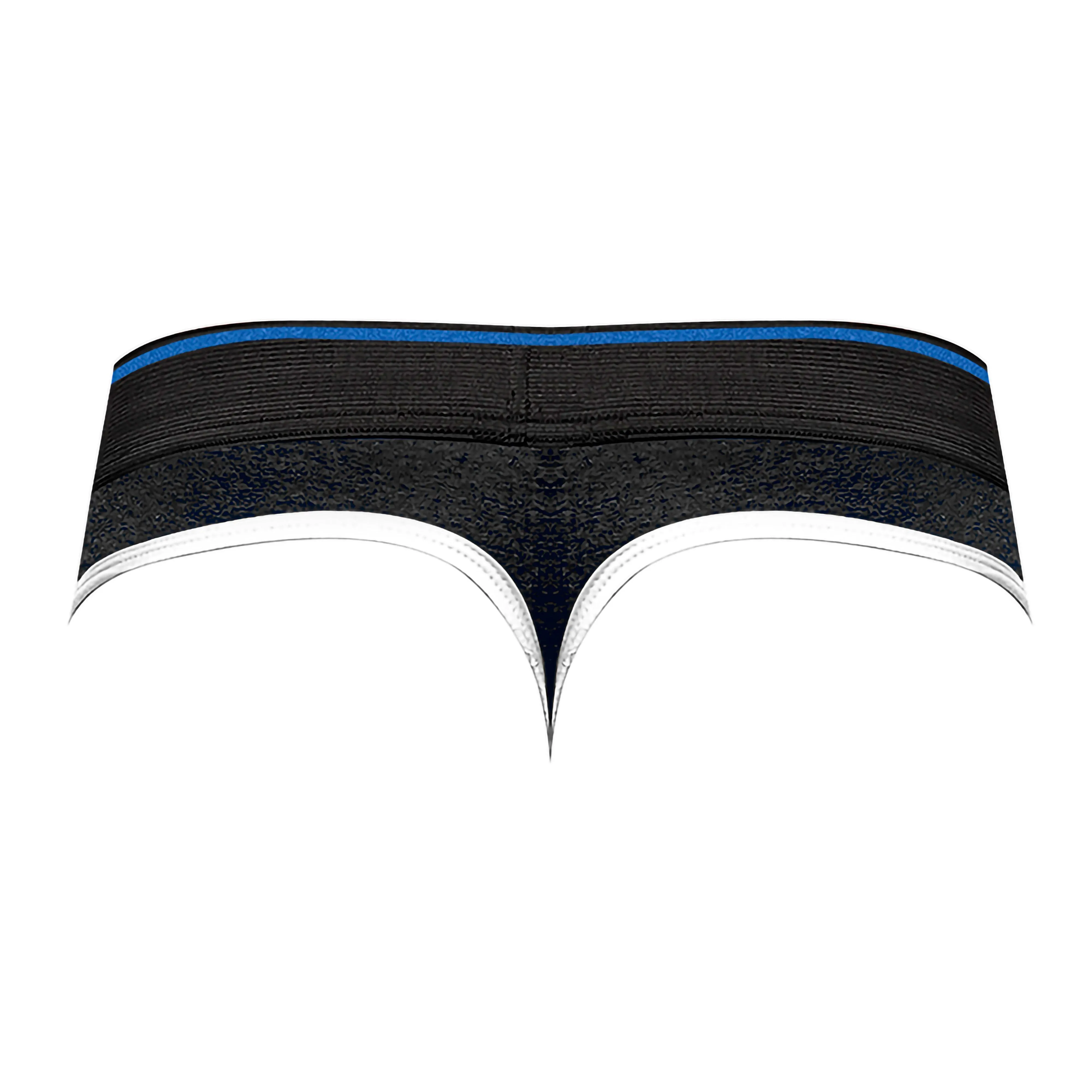 Retro Sport Panel Thong - L/ XL - Black/ Blue