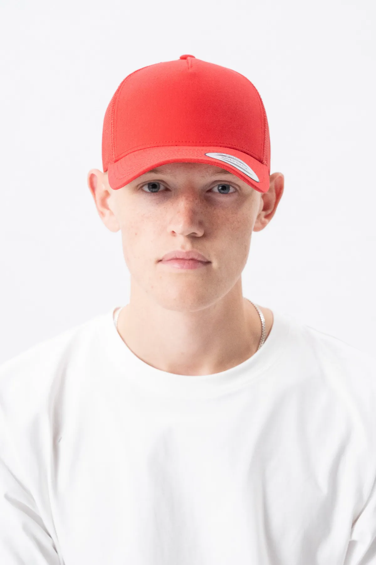 Retro Trucker Cap - Red