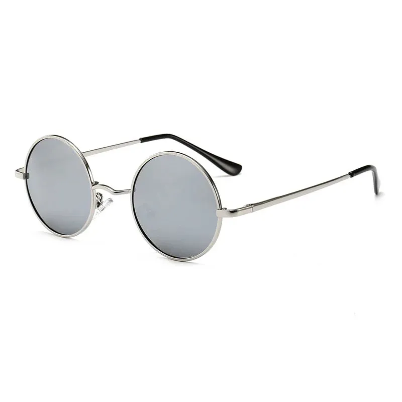 Retro Vintage Round Polarized Sunglasses Men