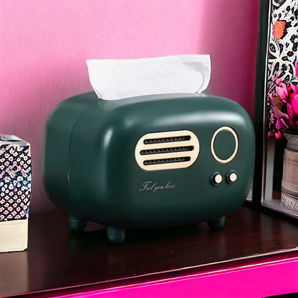 Retro Vintage Style Tissue Box