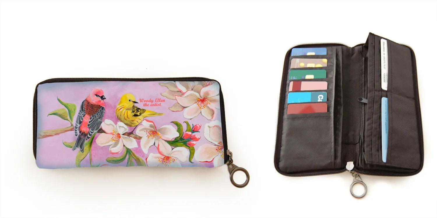 Retro wallet, vintage wallet, Bloom