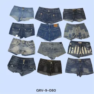 Retro Y2K Denim Mini Shorts – Cool, Sexy, and Timeless(9-80)