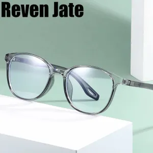 Reven Jate Unisex Full Rim Square Plastic Eyeglasses 81309