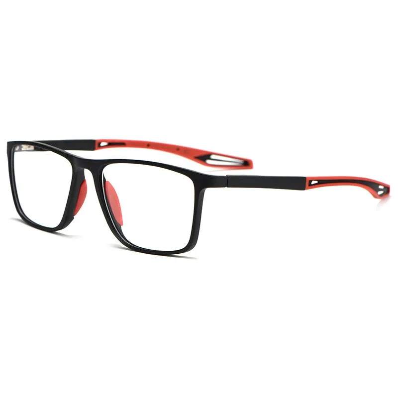 Reven Jate Unisex Full Rim Square Tr 90 Sport Eyeglasses 1019r