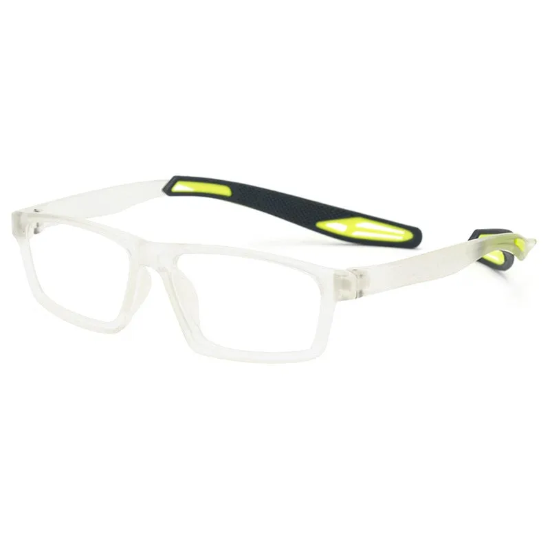 Reven Jate Unisex Full Rim Square Tr 90 Sport Eyeglasses 1219