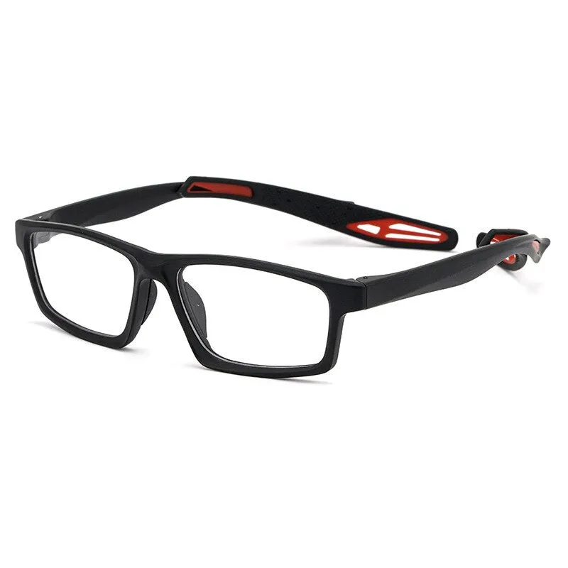 Reven Jate Unisex Full Rim Square Tr 90 Sport Eyeglasses 1219