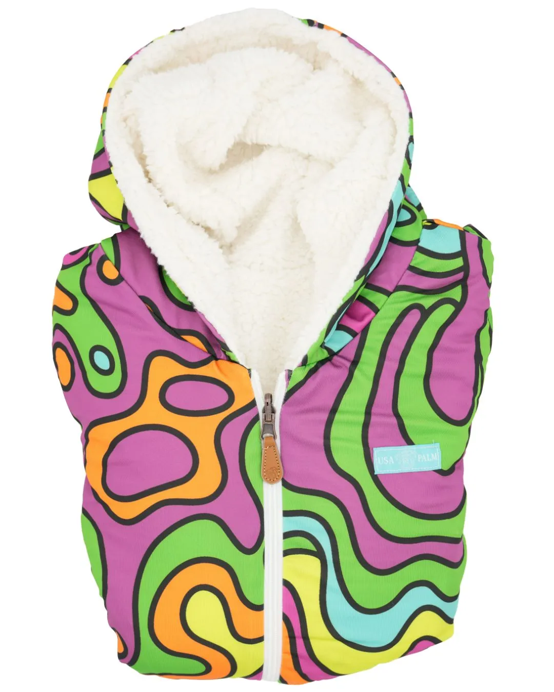 Reversible Womens Full Zip Hoodie