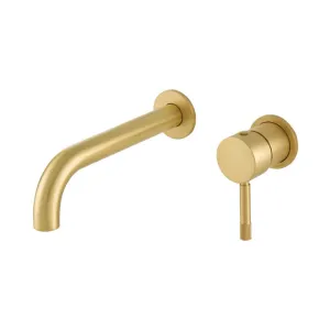 Revolution 2-hole concealed basin mixer, brushed brass