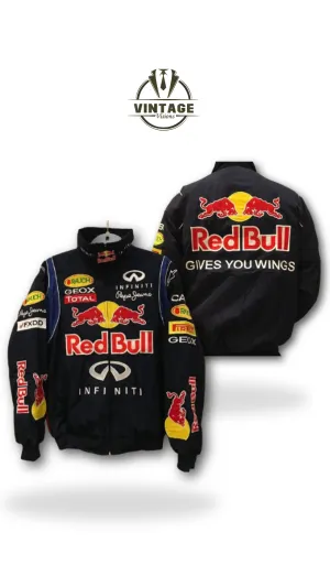 Rework Style Redbull Racing Jackets - Black 5 Pcs