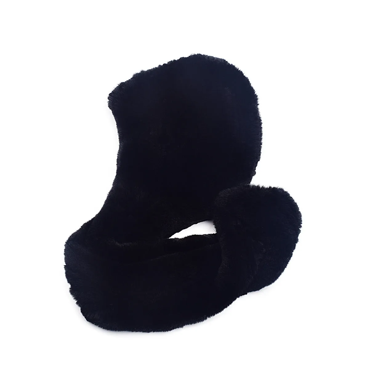 Rex rabbit fur snow cap all-encompassing towel cap one-piece winter warm and cold-proof thickened fur scarf cap