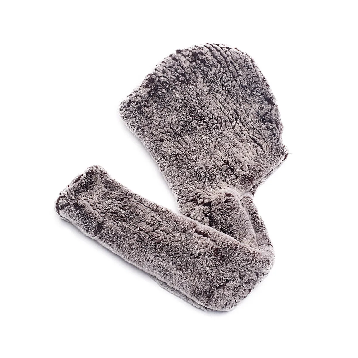 Rex rabbit fur snow cap all-encompassing towel cap one-piece winter warm and cold-proof thickened fur scarf cap