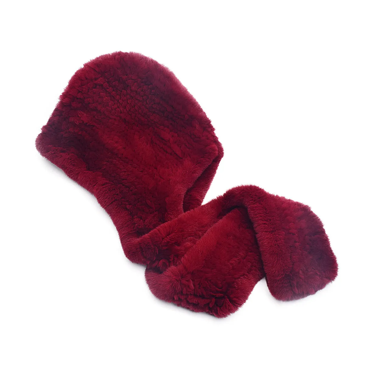 Rex rabbit fur snow cap all-encompassing towel cap one-piece winter warm and cold-proof thickened fur scarf cap