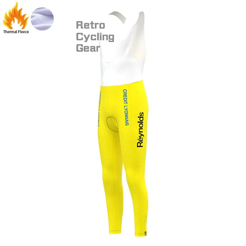 Reynolds Yellow Fleece Retro Cycling Kits