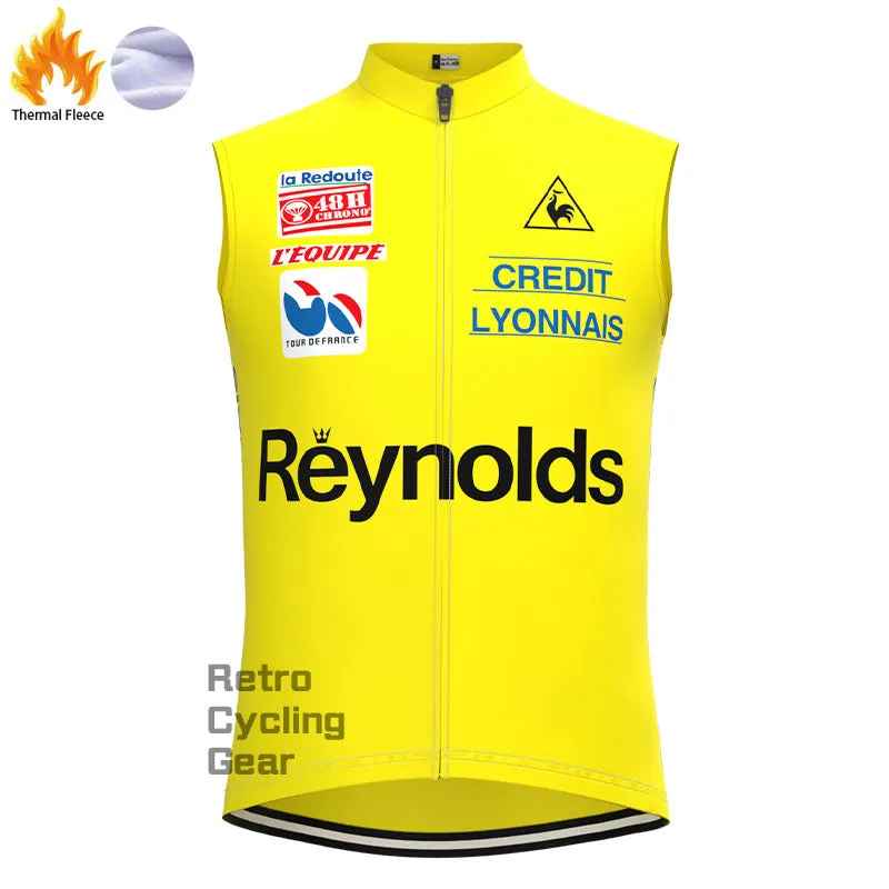 Reynolds Yellow Fleece Retro Cycling Kits