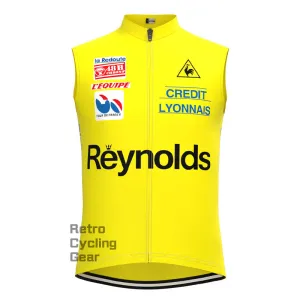 Reynolds Yellow Retro Cycling Vest