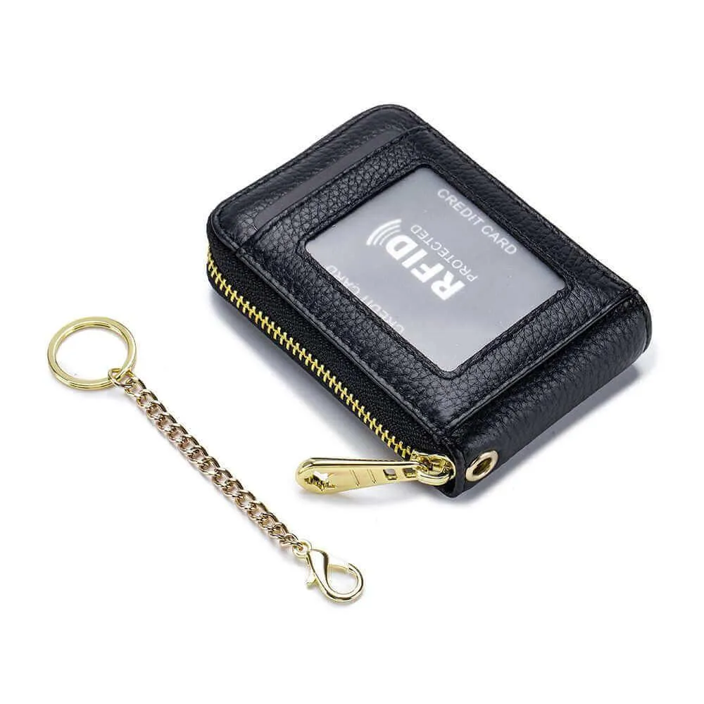 RFID Leather Card Holder Wallets NZ – Secure and Stylish