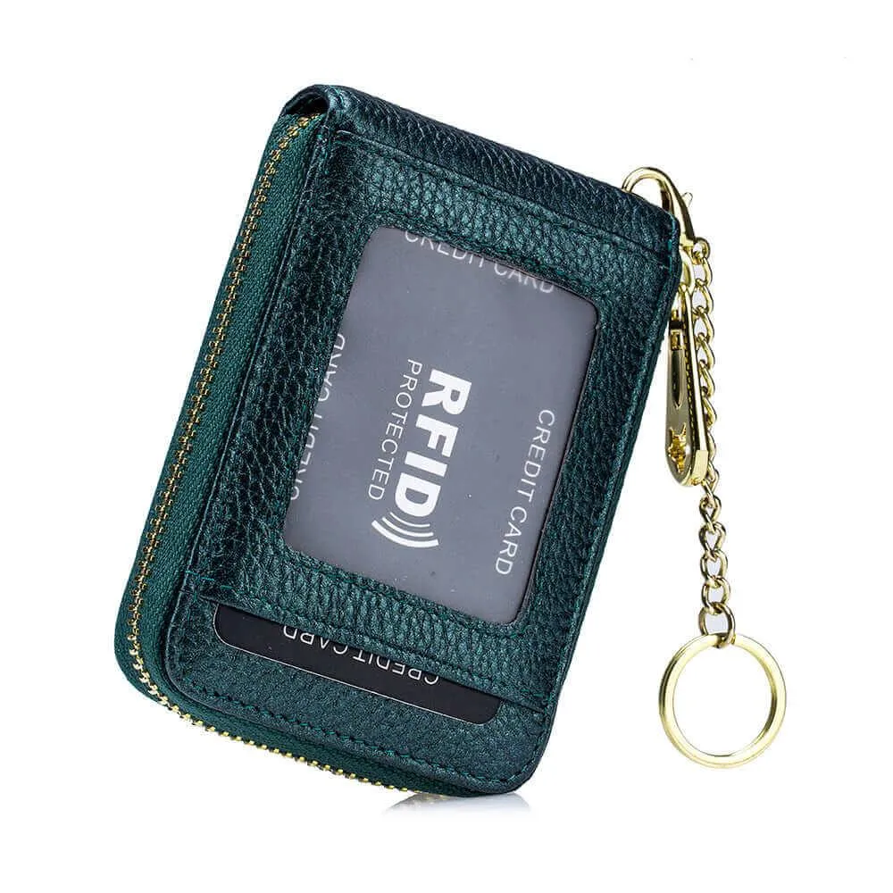 RFID Leather Card Holder Wallets NZ – Secure and Stylish