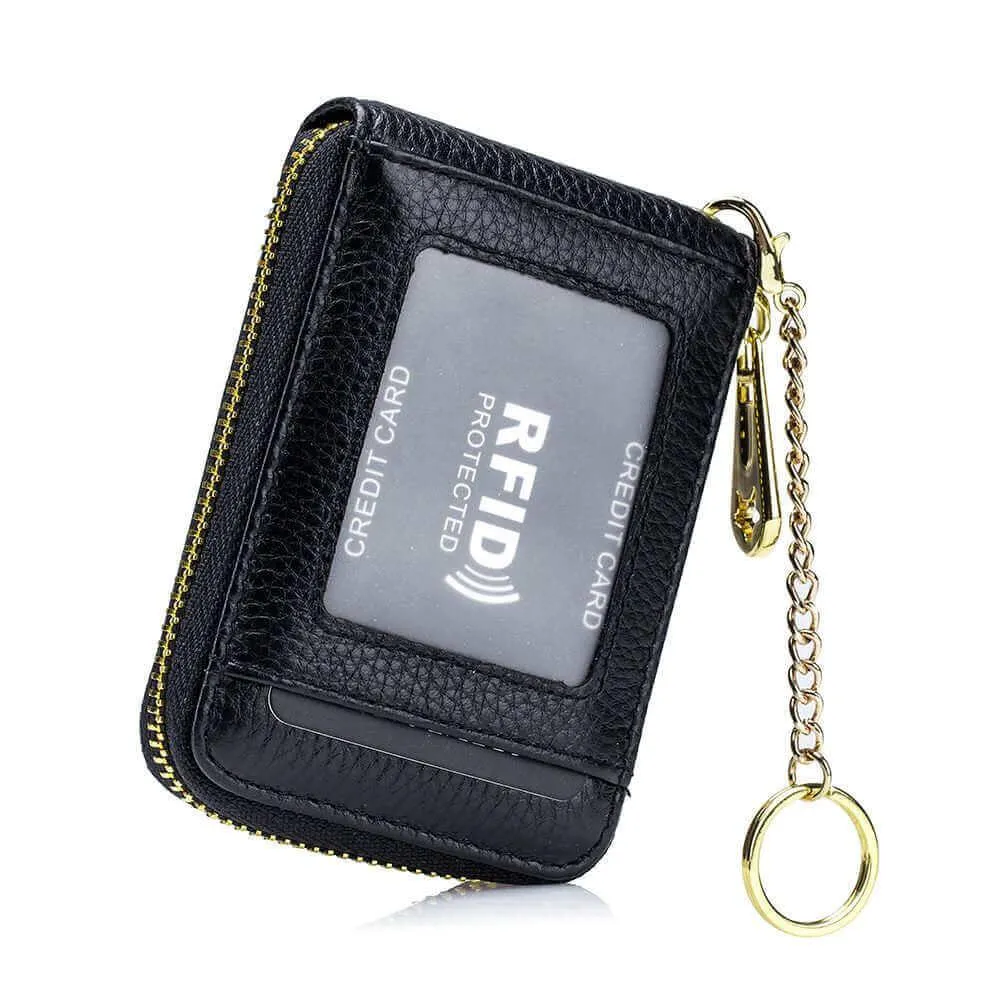 RFID Leather Card Holder Wallets NZ – Secure and Stylish