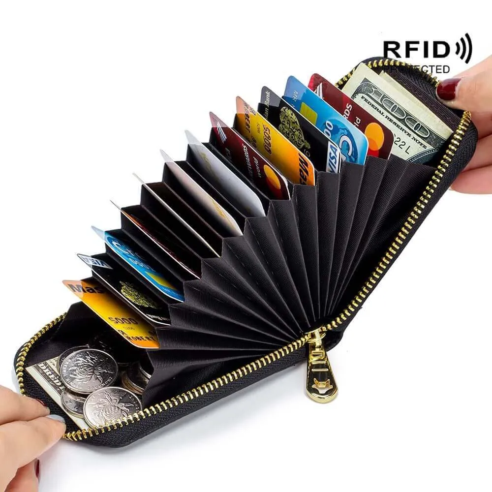 RFID Leather Card Holder Wallets NZ – Secure and Stylish