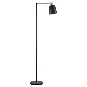 Rhapsody - Metal Adjustable Task Floor Lamp - Black