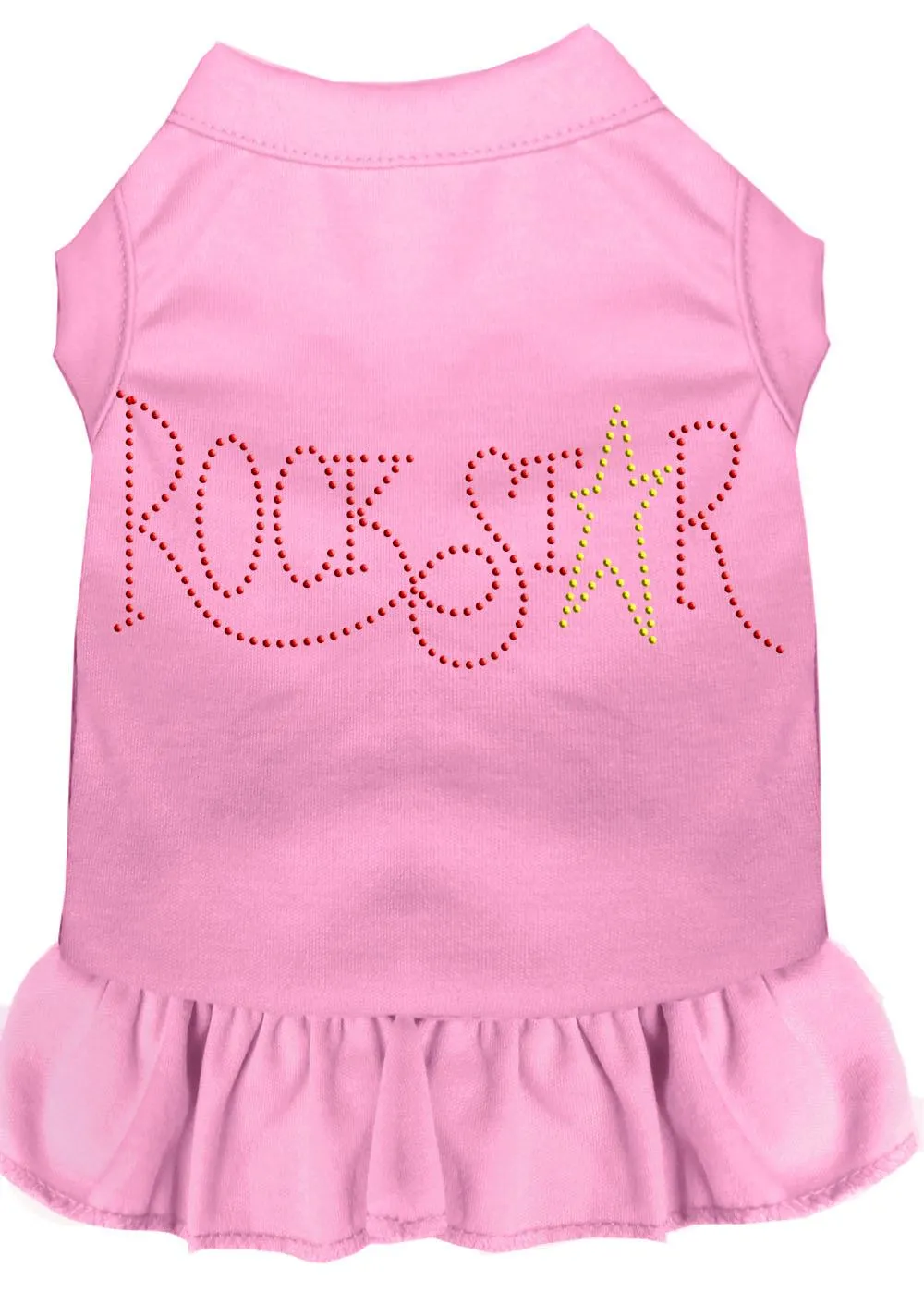 Rhinestone Rockstar Dress Light Pink Xxxl (20)