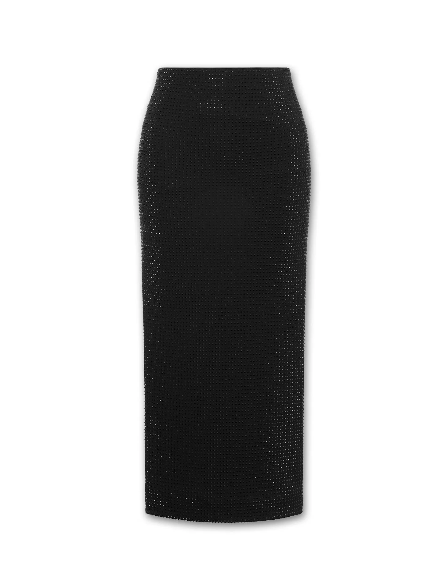 Rhinestones Jersey Skirt