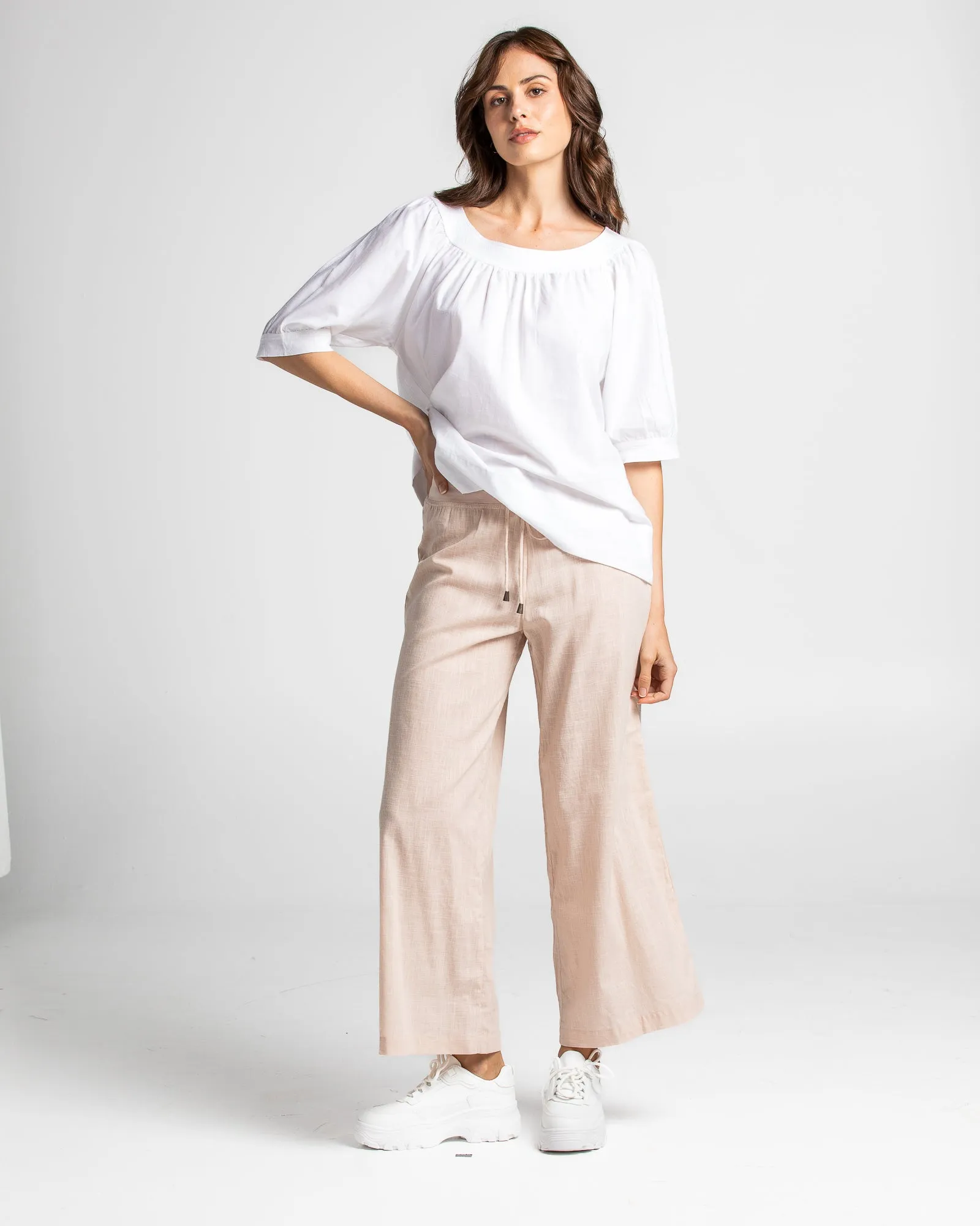 Ria Pant No Pockets - Dusty Pink