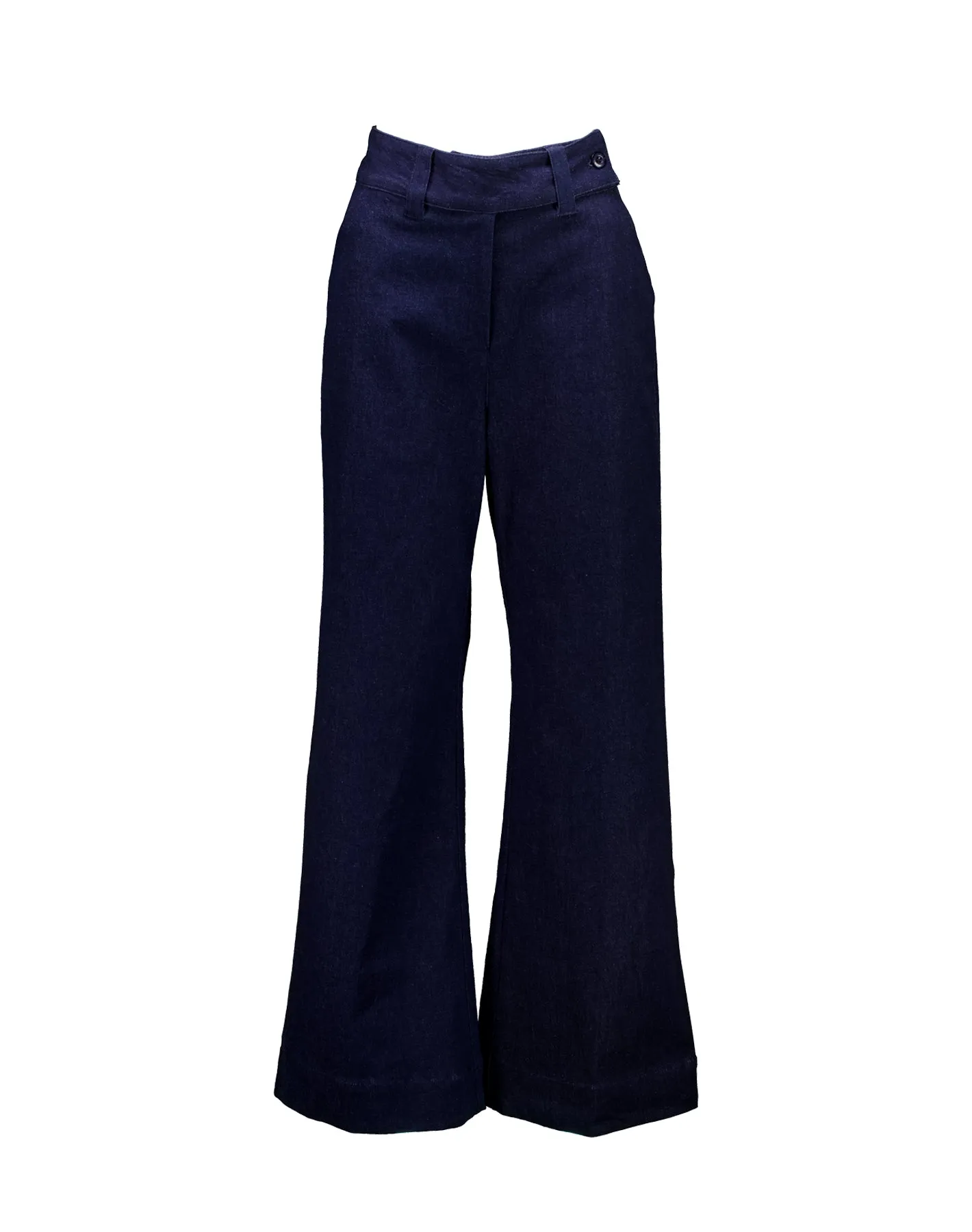 Rib Cage Manhattan Pant in Blue