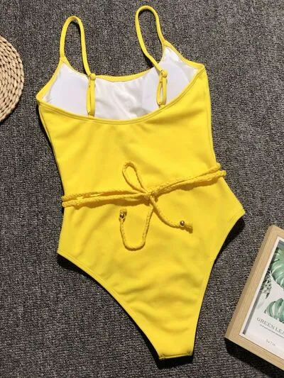 Ribbed One-Piece Swimsuit