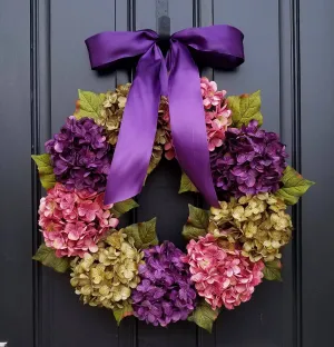 Rich Hydrangea Wreath