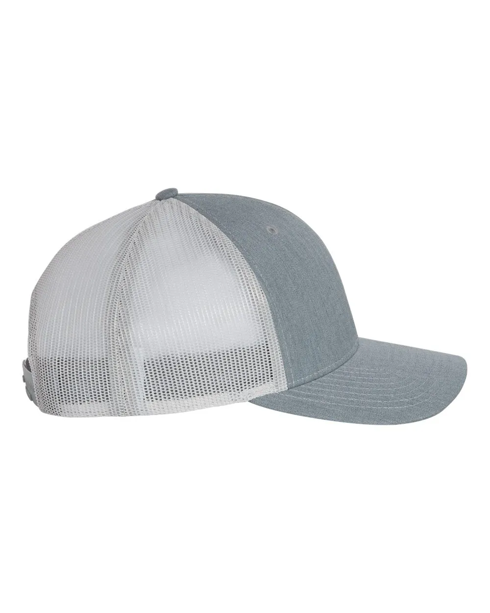 Richardson 112 Trucker Hat -Heather Gray / Light Gray