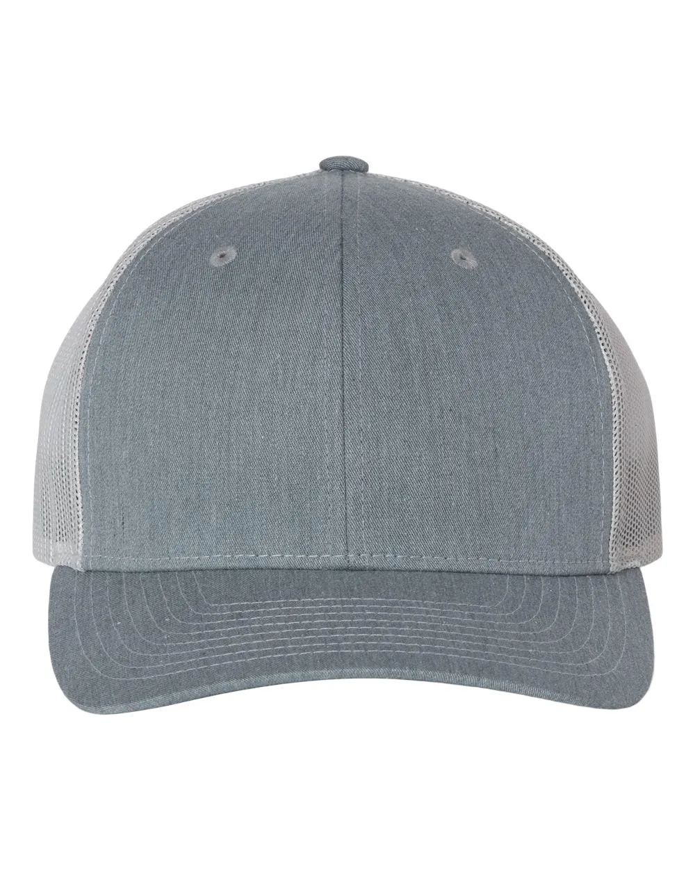 Richardson 112 Trucker Hat -Heather Gray / Light Gray