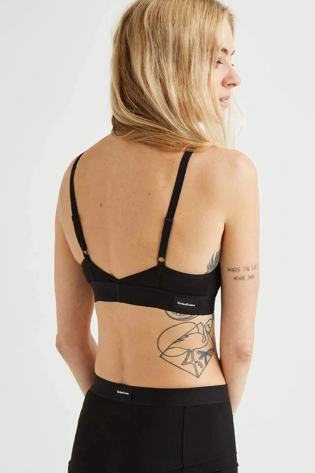 Richer Poorer Classic Bralette / Black