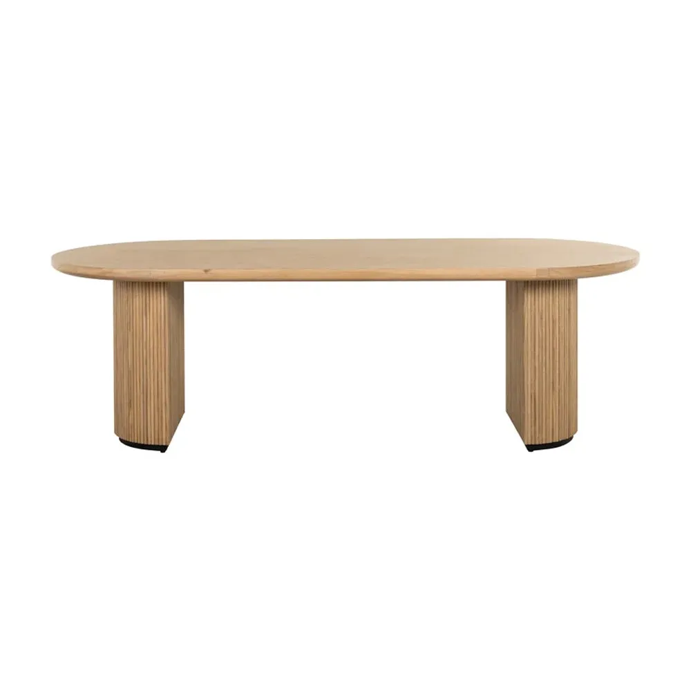 Richmond Interiors Belfort Dining Table – Natural Oak – 240cm