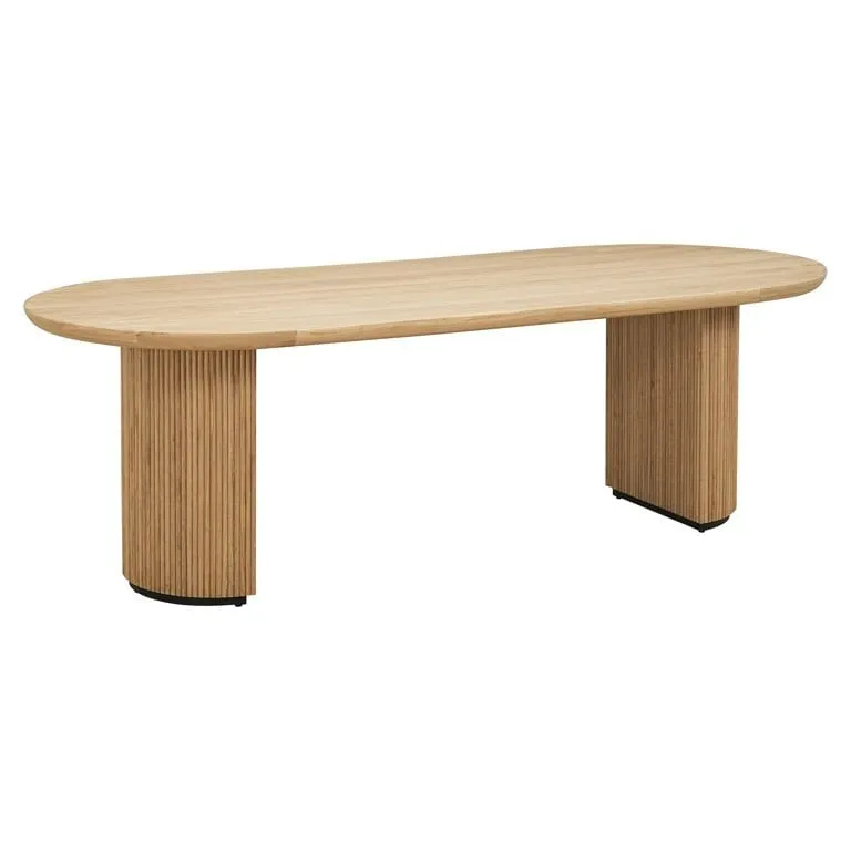 Richmond Interiors Belfort Dining Table – Natural Oak – 240cm