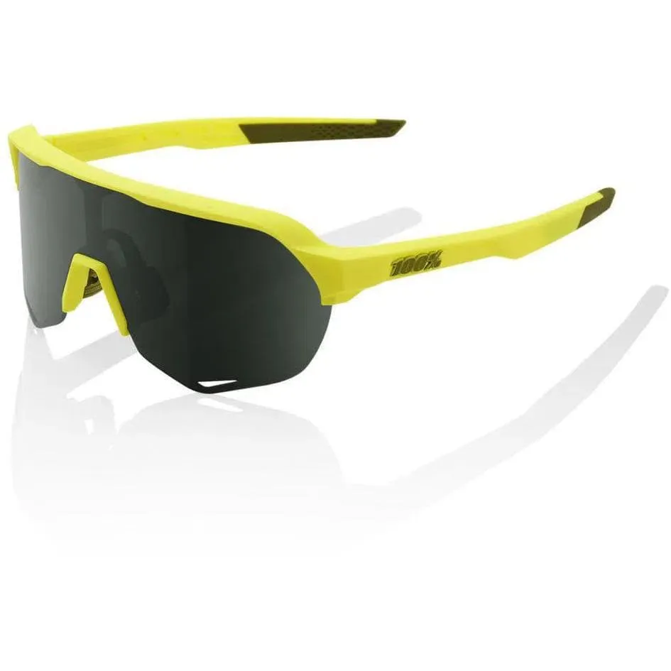 RIDE 100% Eyewear S2 - Soft Tact Banana/Grey Green Lens