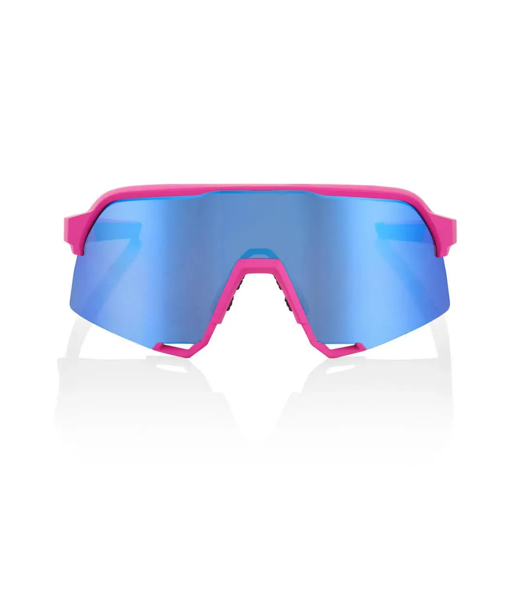 RIDE 100% Eyewear S3 - Pink Hiper Blue Multilayer Mirror Lens