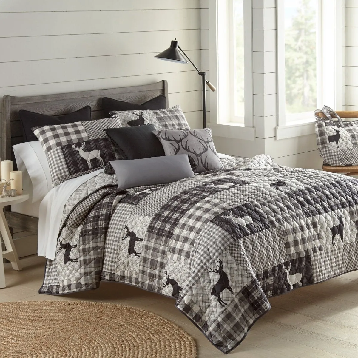 Ridge Point Quilted Bedding Set - King