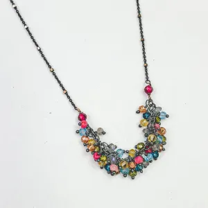 Riley Colorful PopArt Tailfeather Necklace