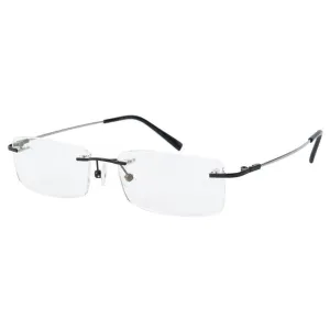 Rimless Flexible Titanium Alloy Anti-Blue Ray Glasses A8125