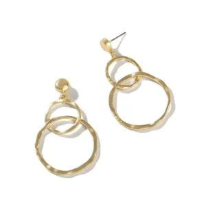 Ring Toss Earrings - Gold