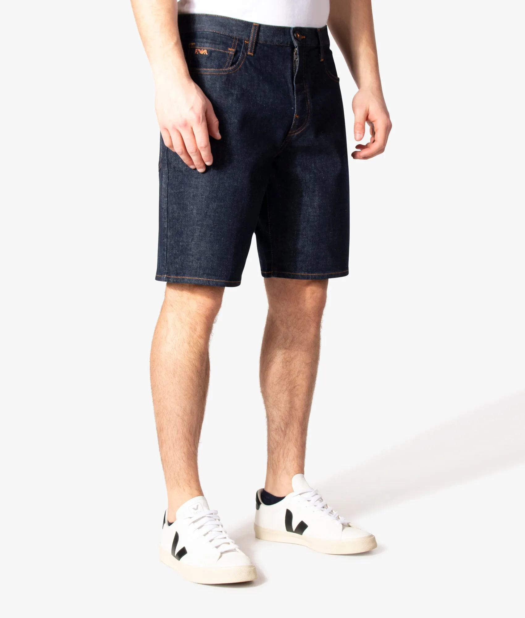 Rinse Denim Bermuda Shorts