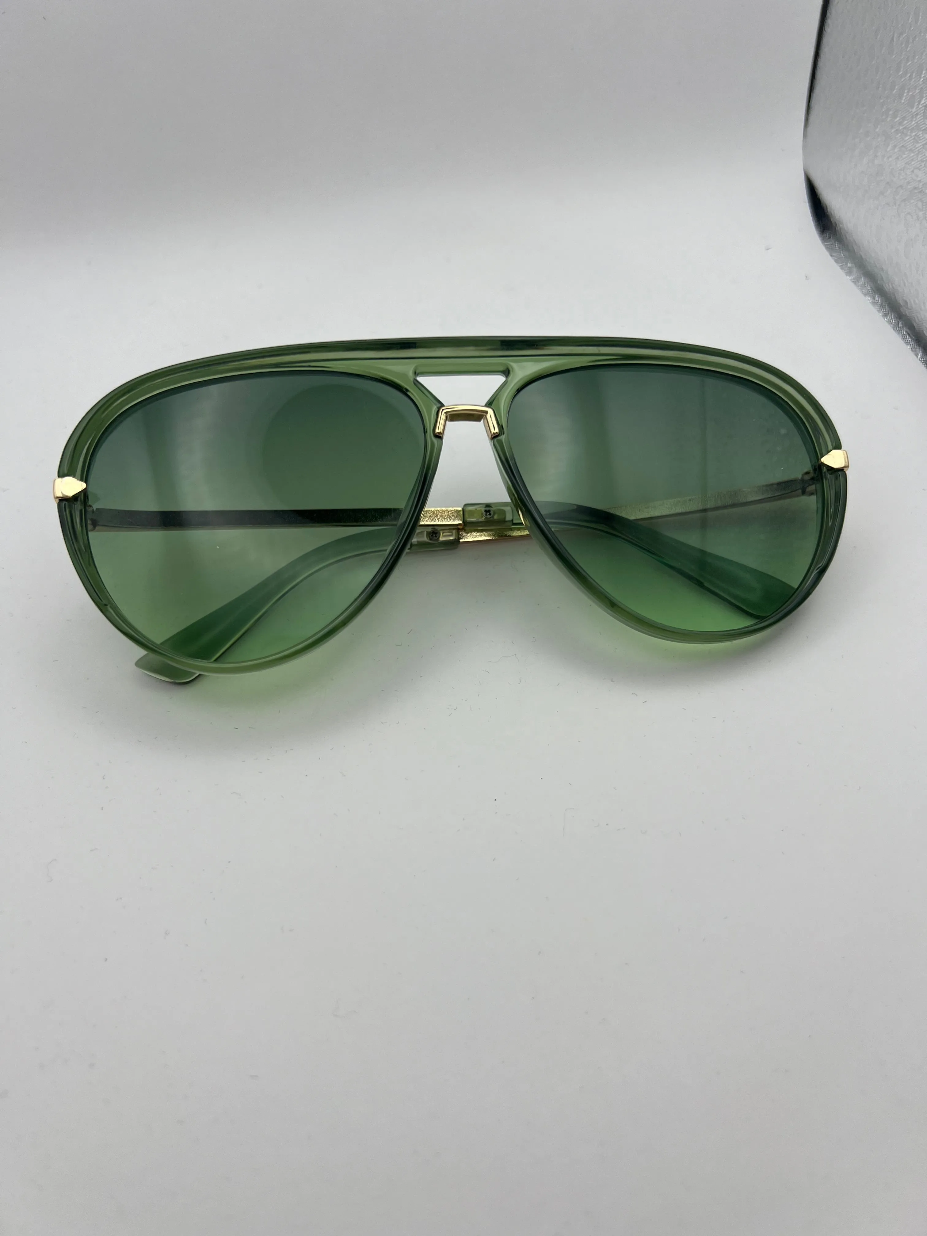 Rio Aviator Sunglasses - Green