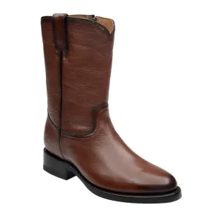 Rio Grande Men's Roper Leather Boot with Side Closure